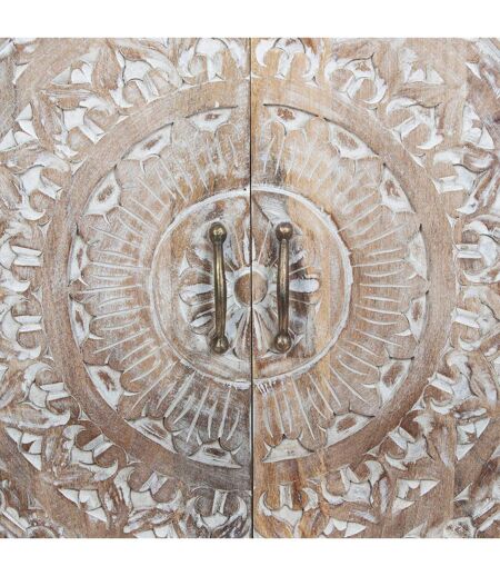 Buffet en manguier 2 portes SHIREL - Marron