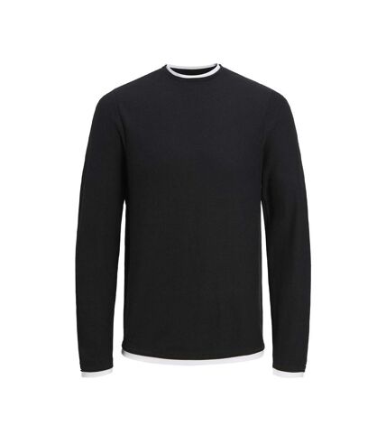 Pull Noir Homme Jack & Jones Twinn Knit - L