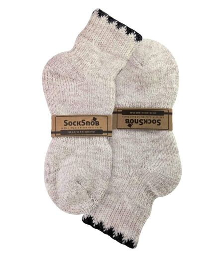 Chaussettes Femme Alpaga Laine Chaudes Basses