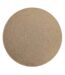 Set de Table Rond Tissé Edward 38cm Taupe-1