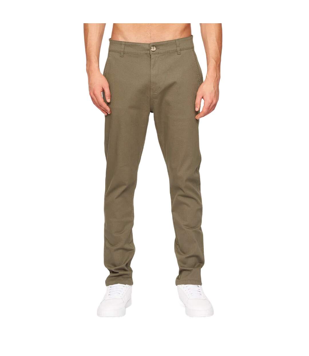 Chino roysden homme kaki Crosshatch-1