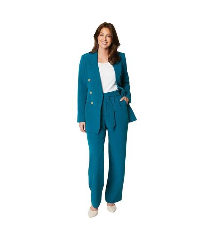 Pantalon femme bleu sarcelle Principles