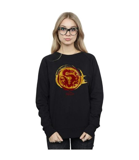 Disney - Sweat MULAN COURAGE DRAGON SYMBOL - Femme (Noir) - UTBI14044