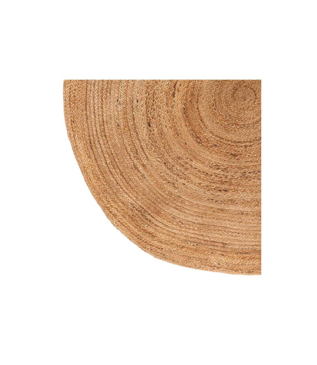 Tapis Rond en Jute Végétale 160cm Naturel-2