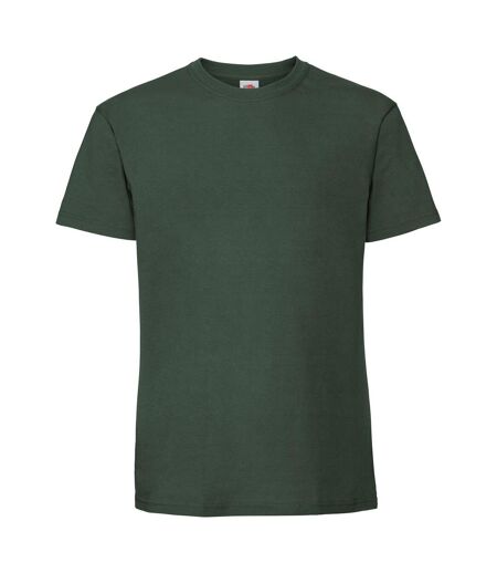 Fruit Of The Loom Mens Ringspun Premium Tshirt (Bottle Green) - UTRW5974