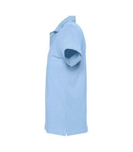 SOLS Mens Spring II Short Sleeve Heavyweight Polo Shirt (Sky Blue) - UTPC320