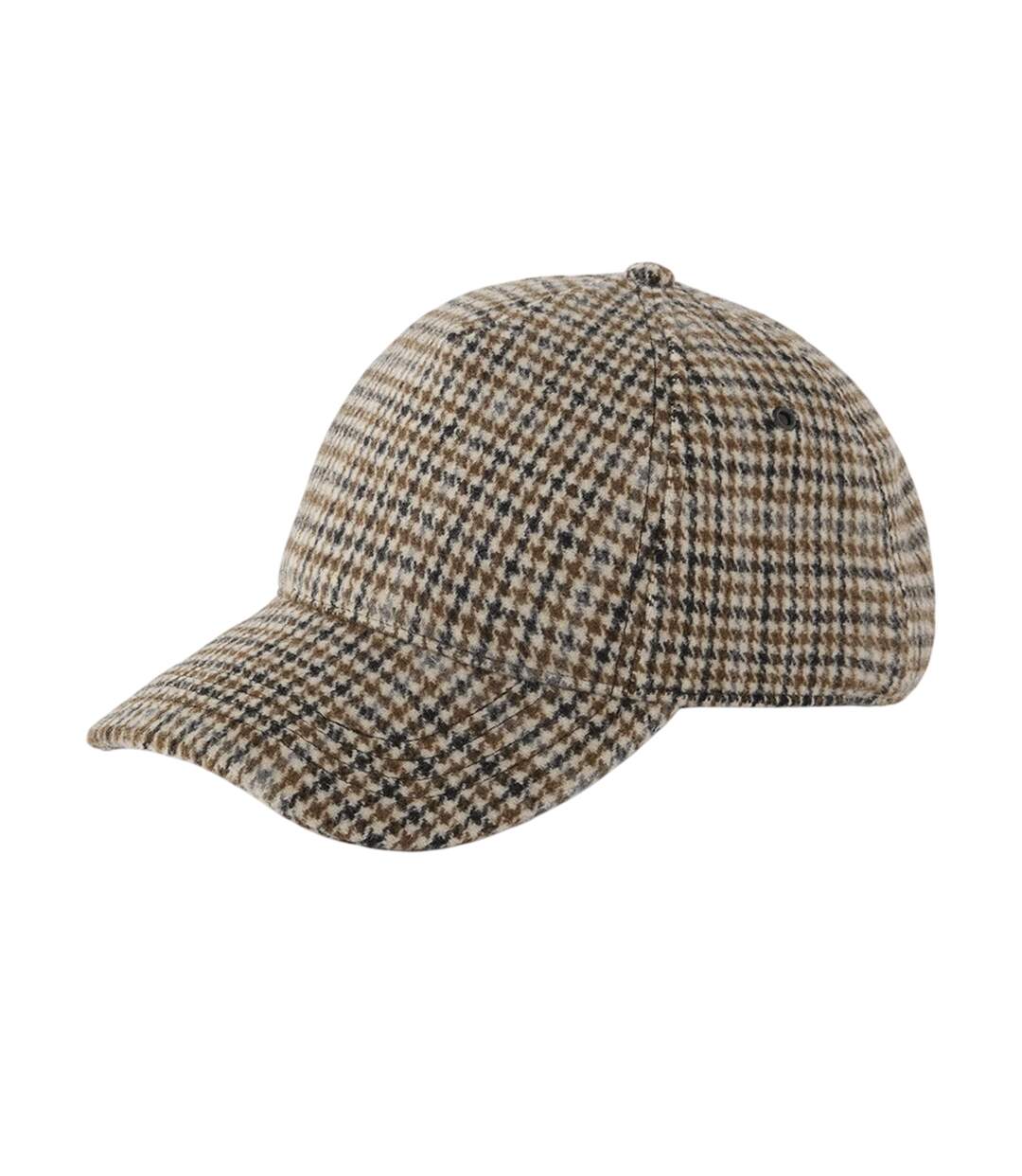 Casquette Motif/style À Carreaux Marron Clair À Carreaux Beechfield-3