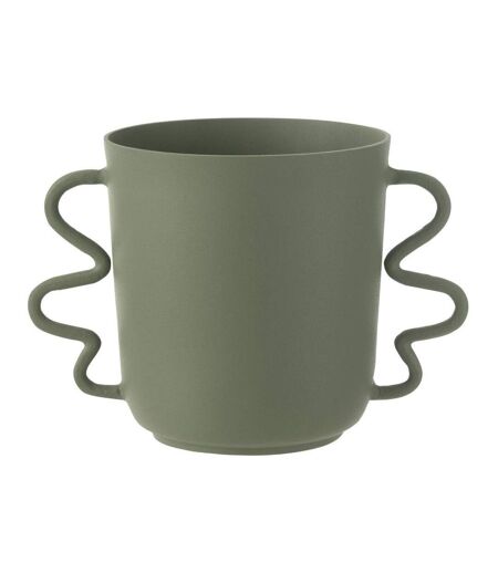 Vase Déco en Aluminium Julien 34cm Vert