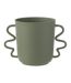 Vase Déco en Aluminium Julien 34cm Vert-1