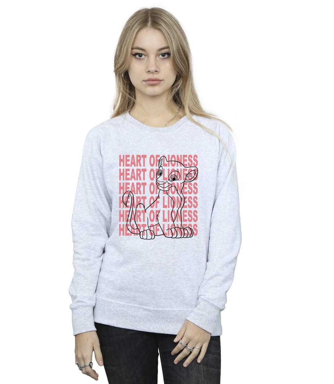 Disney Sweat-shirt Womens/Ladies The Lion King Heart Of A Lioness (Bleu marine) - UTBI22316-2