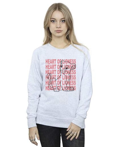 Disney Sweat-shirt Womens/Ladies The Lion King Heart Of A Lioness (Bleu marine) - UTBI22316