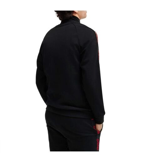 Mens Logo Full Zip Track Top Black Hugo