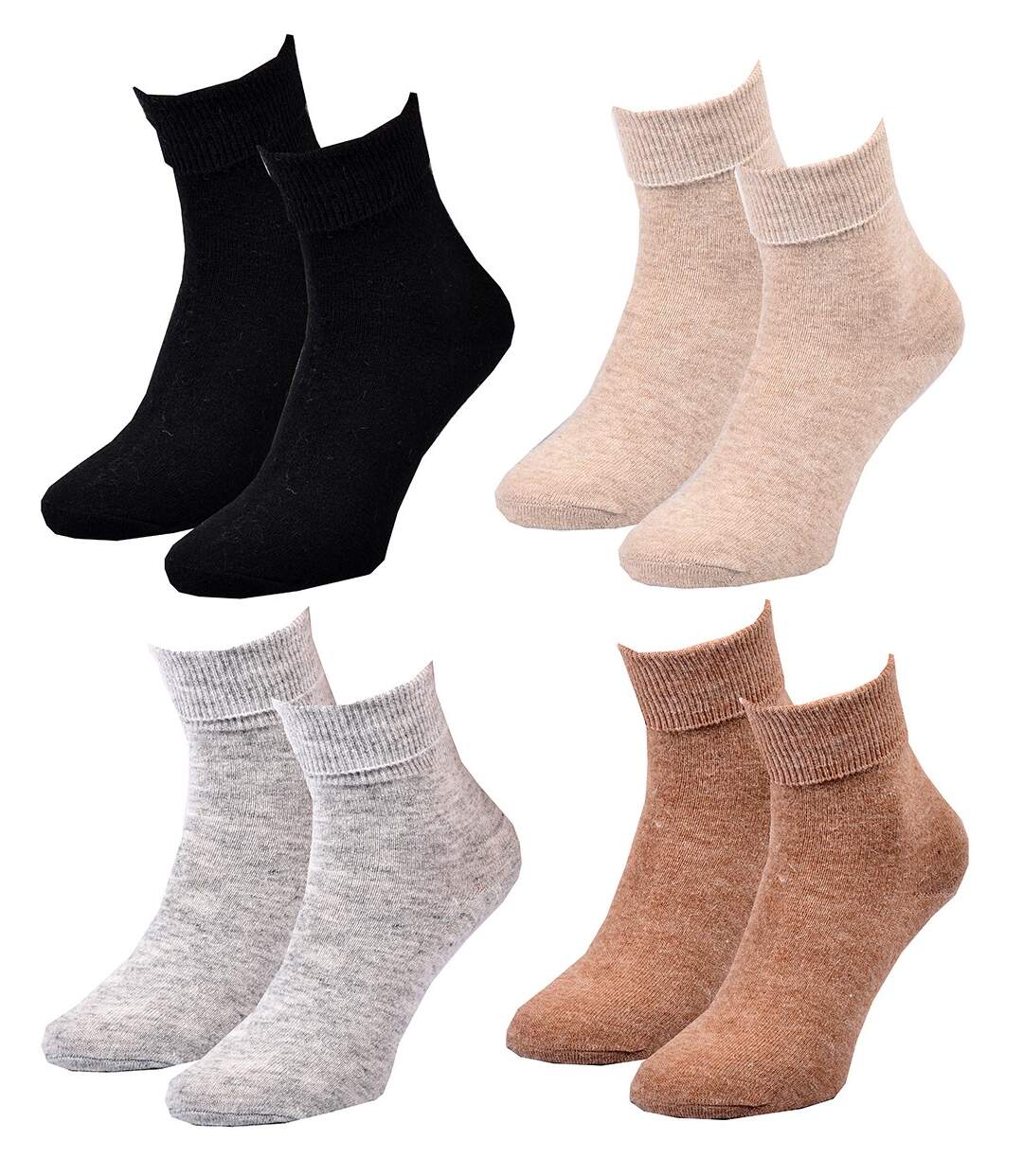 Chaussettes Femme WINTER SOCKS Pack de 4 Paires 0475 ANGORA LAINE