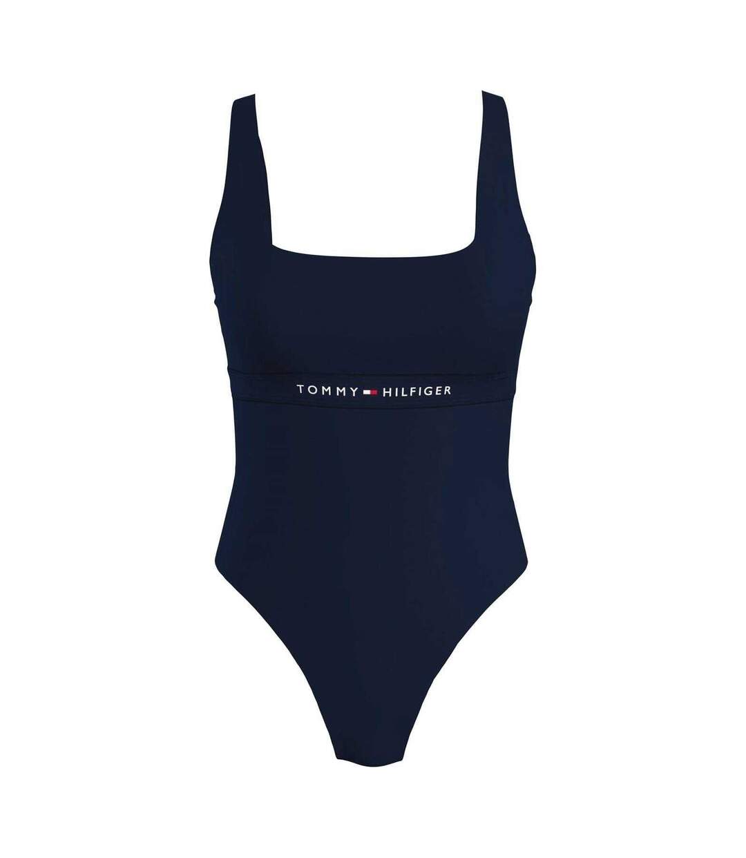 Maillot De Bain 1 Pièce Femme Rose Foncé Violet Tommy Hilfiger-2