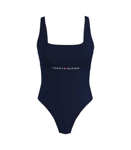 Maillot De Bain 1 Pièce Femme Rose Foncé Violet Tommy Hilfiger
