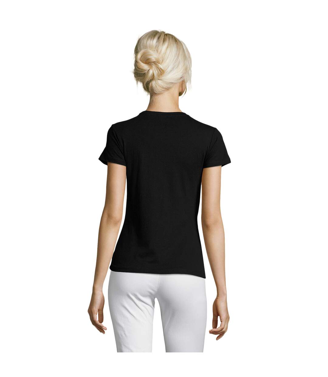 T-shirt Regent Femme Noir SOLS-2