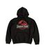 Unisex Adult Classic Logo Hoodie Black Jurassic Park-1