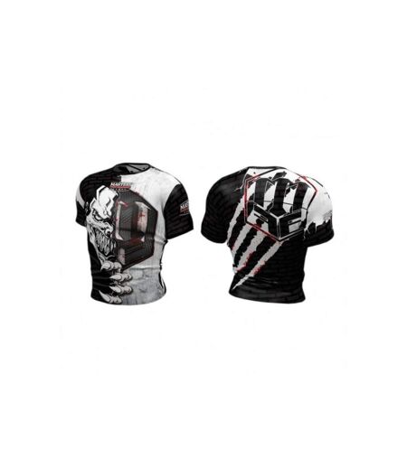T-shirt Motif/style Griffure Mfc Dark Side Homme Blanc Noir Masters