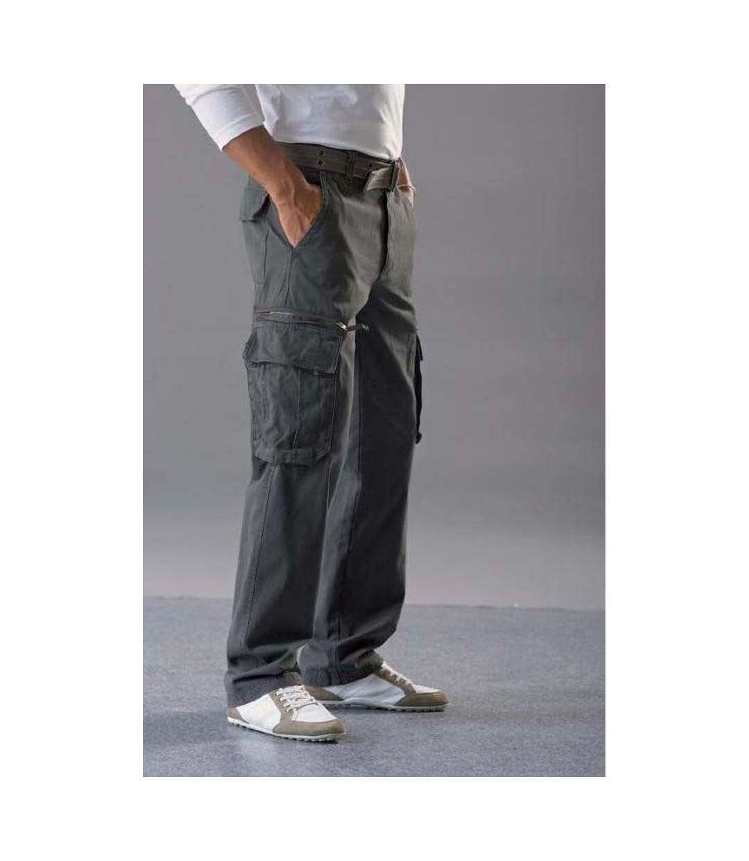 Spaso pantalon de travail homme gris foncé Kariban