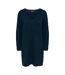 Womens/ladies Knitted Turtle Neck Sweater Dress Reflecting Pond Pieces-2