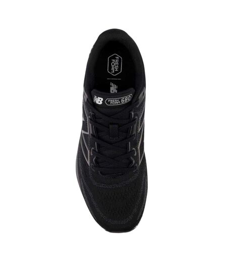 Mens Foam Running Shoes Black White New Balance