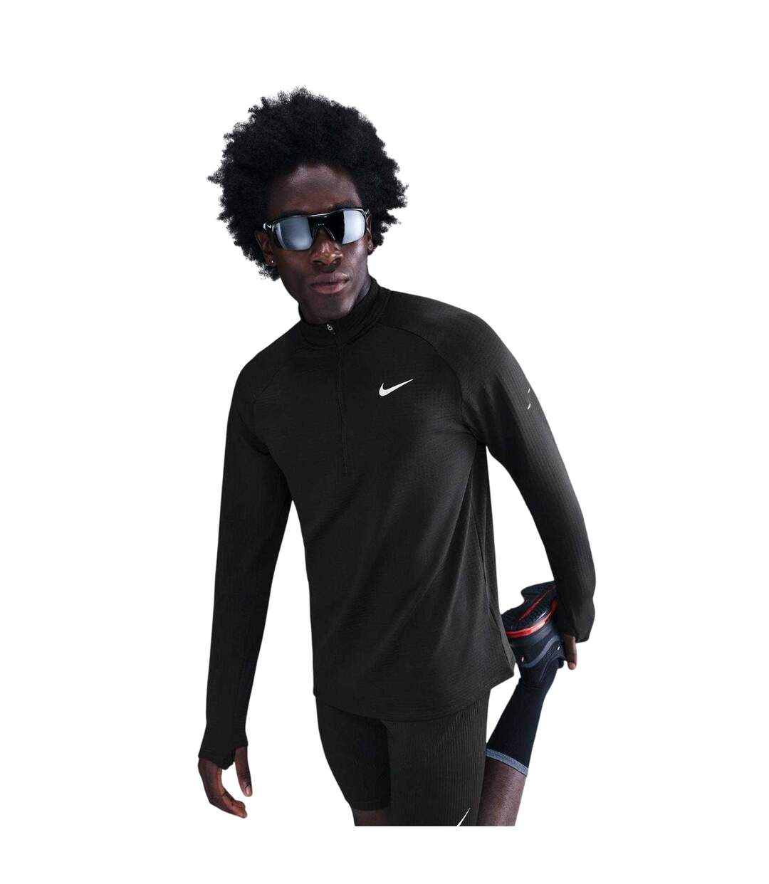Haut Thermique Course À Pied Homme Noir Nike-3