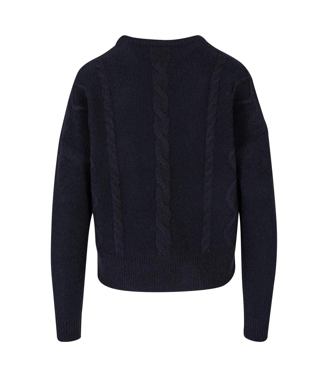 Pull Motif/style Maille Torsadée Femme Noir Urban Classics-2