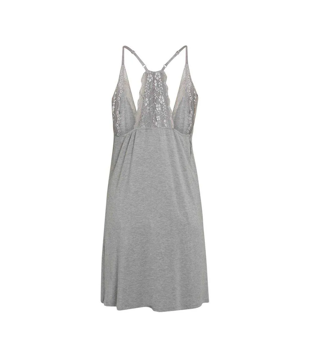 Chemise De Nuit Motif/style Lacets Frida Femme Gris Chiné CCDK Copenhagen-2