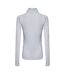 Womens/ladies Space Dye Quarter Zip Running Track Top Grey New Balance-2