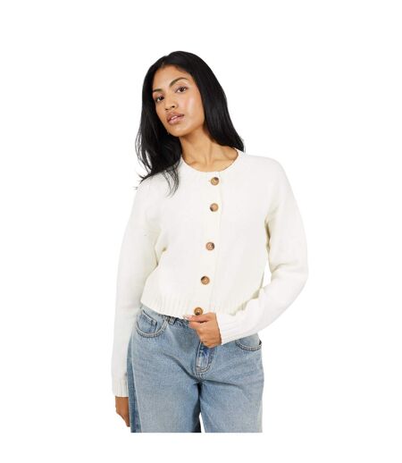 Cardigan Femme Blanc Cassé Brave Soul
