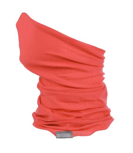 Great outdoors adults unisex multitube scarf / neckwarmer one size neon peach Regatta