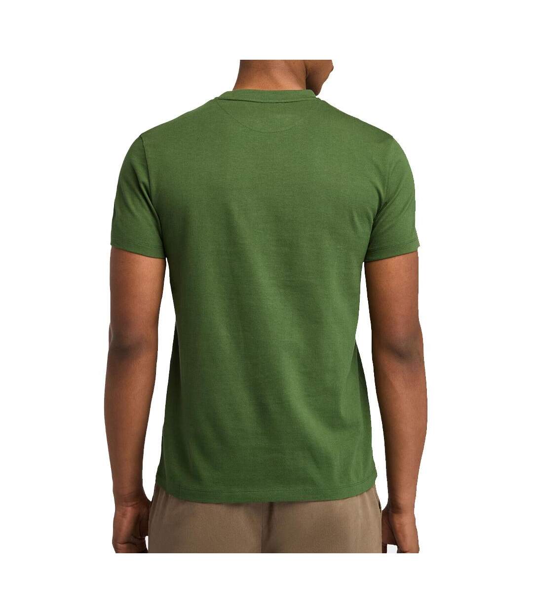 T-Shirt vert homme timberland sleeve-2