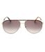 Lunettes De Soleil Motif/style Dégradé Homme Taille Unique Jaune Or Marron Sombre Marc Jacob-1