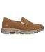 Womens/ladies Gowalk Suede Trainers Chestnut Skechers-1