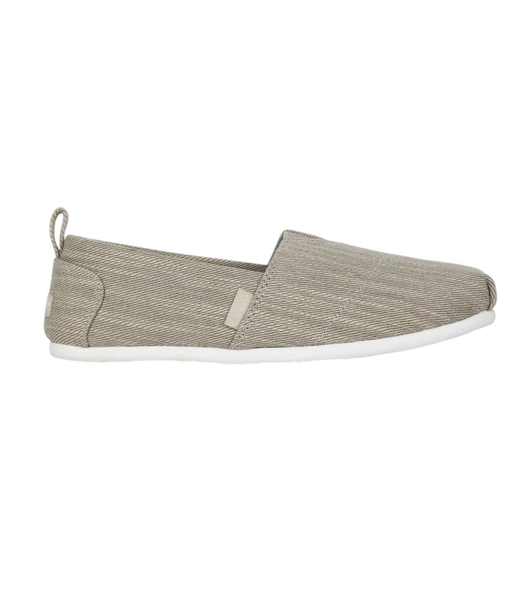 Mens Canvas Beach Casual Shoes Grey Denim SoulCal-1