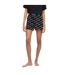 Womens/ladies Unite Printed Pyjama Shorts Black White Hugo-1