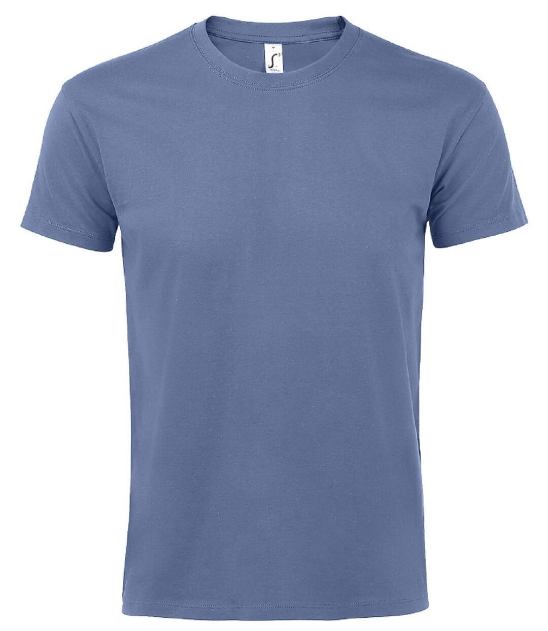 T-shirt manches courtes - Mixte - 11500 - bleu-2