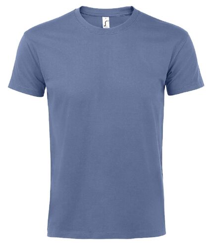 T-shirt manches courtes - Mixte - 11500 - bleu