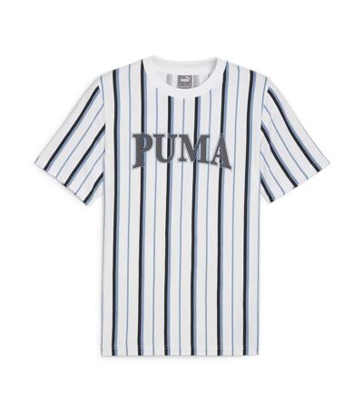 T-shirt Blanc/Bleu/Noir Homme Puma Squad Aop - L