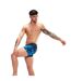 Short De Bain Motif/style Géométrique Hyper Boom Homme Noir Bleu Speedo-4