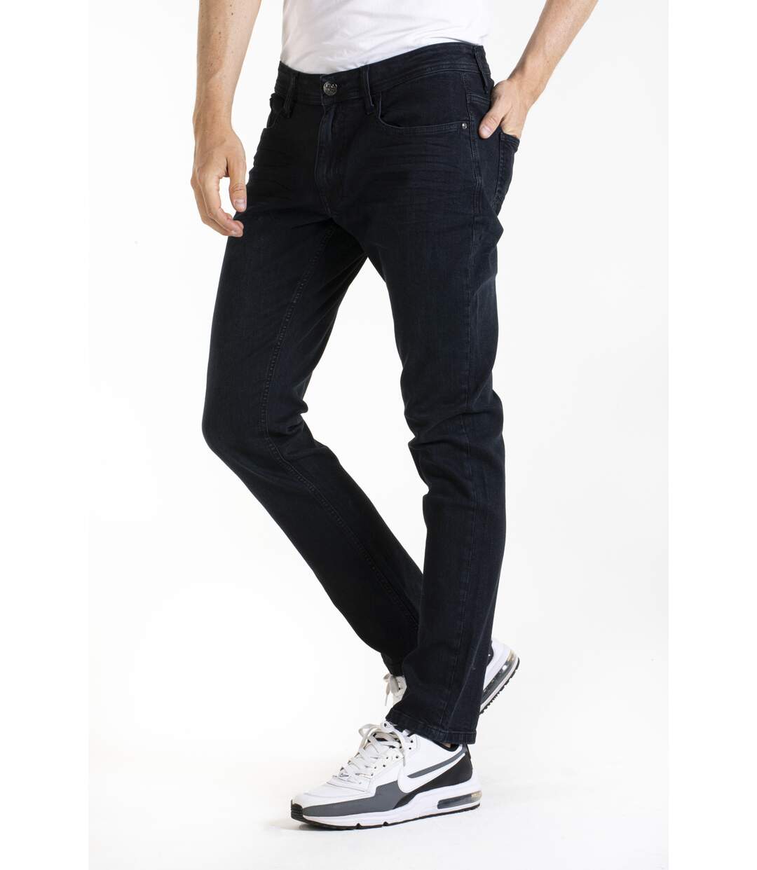 Jeans stretch Fibreflex® RL80 coupe droite ajustée surteint VITOZ-2