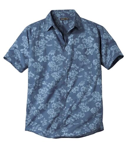 Men's Blue Honolulu  Shirt - Short Sleeve