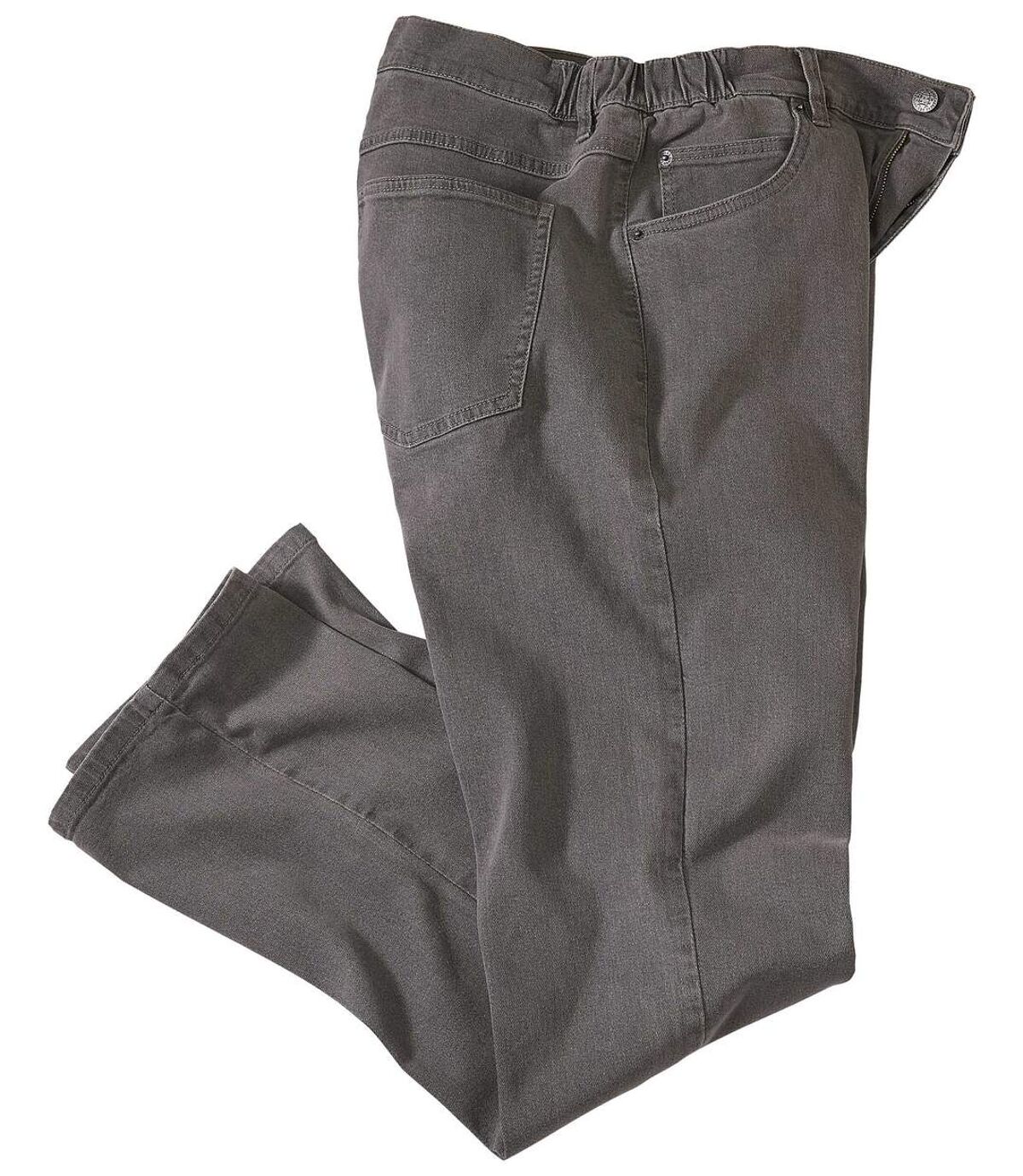 Regular-Jeans mit teilelastischem Bund Atlas For Men