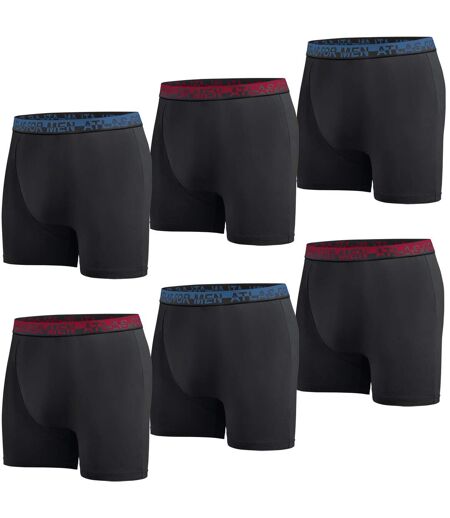 Lot de 6 Boxers Noirs
