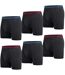 Lot de 6 Boxers Noirs-1