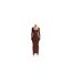 Robe Longue Sculpt Femme Marron Ward-1