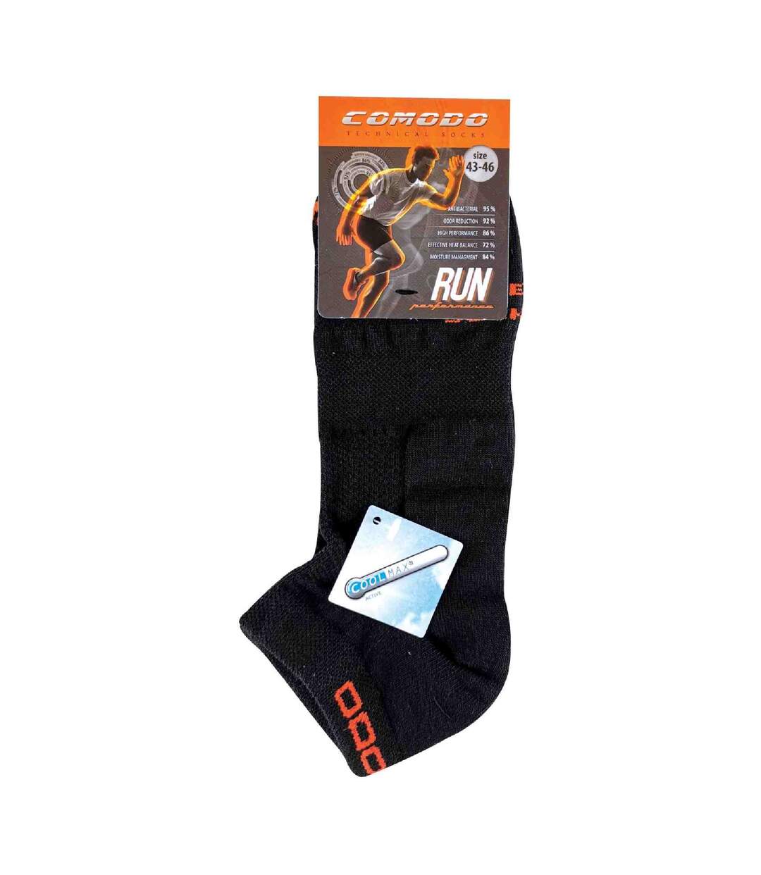 1 Pack Ultra Coolmax Ankle Length Running Socks-2