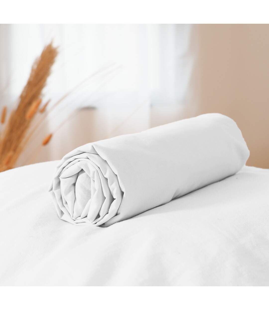Drap housse - 100% coton lavé 57 fils-2
