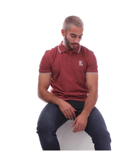 Polo sameer homme rouge Duck and Cover