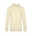 Mens hoodie pale yellow B&C